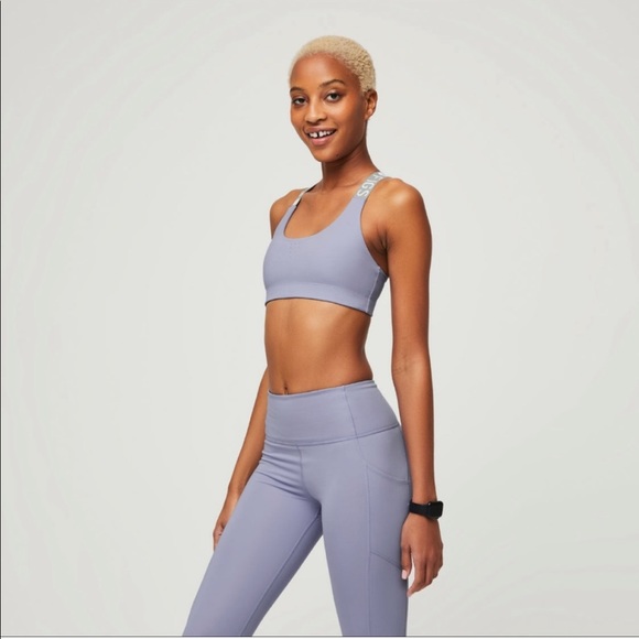 Figs Other Figs Vapor Blue Performance Underscrub Sport Bra And